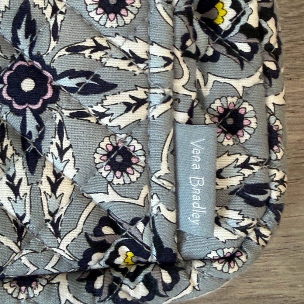 Vera Bradley RFID Little Hipster Crossbody - Plaza Tile Geometric Blue - Picture 5 of 11